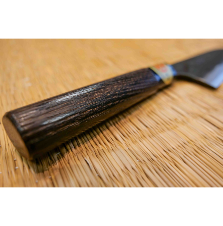 Couteau Santoku brut de forge 16.5cm Haiku Blue Carbon