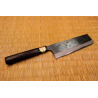 Couteau Nakiri brut de forge 16.5cm Haiku Blue Carbon