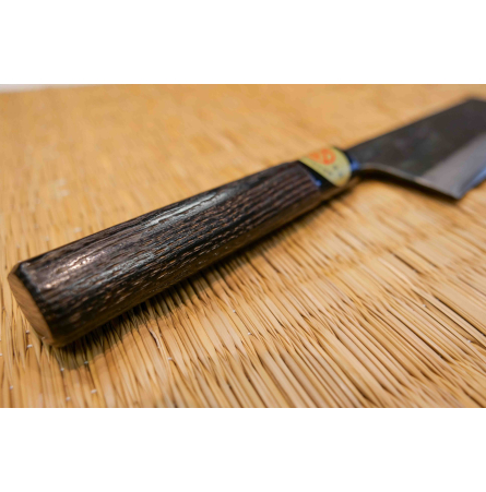 Couteau Nakiri brut de forge 16.5cm Haiku Blue Carbon