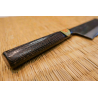 Couteau Nakiri brut de forge 16.5cm Haiku Blue Carbon