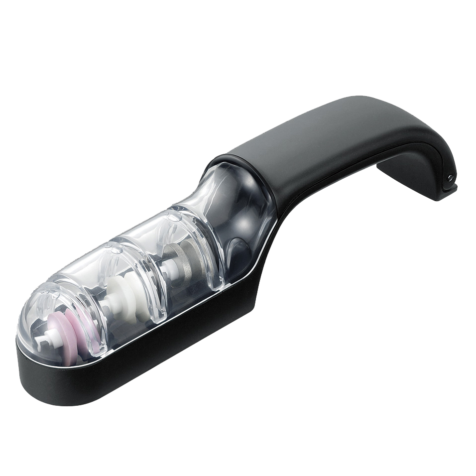 Aiguiseur manuel 3 molettes pour lames à profil japonais V-edge