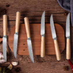 Ryoma box set of 6 damascus...