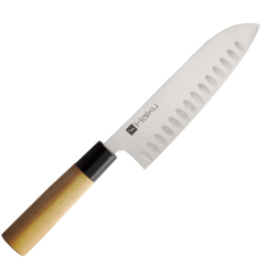 Santoku alveole knife 170mm...