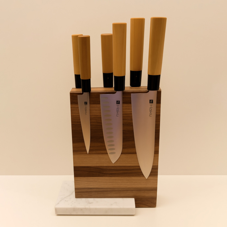 Magnetic block 6 Haiku knives