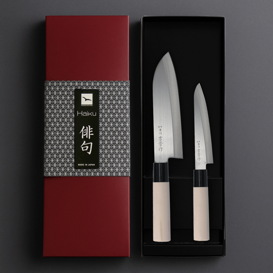 Coffret 2 couteaux japonais Haiku Home