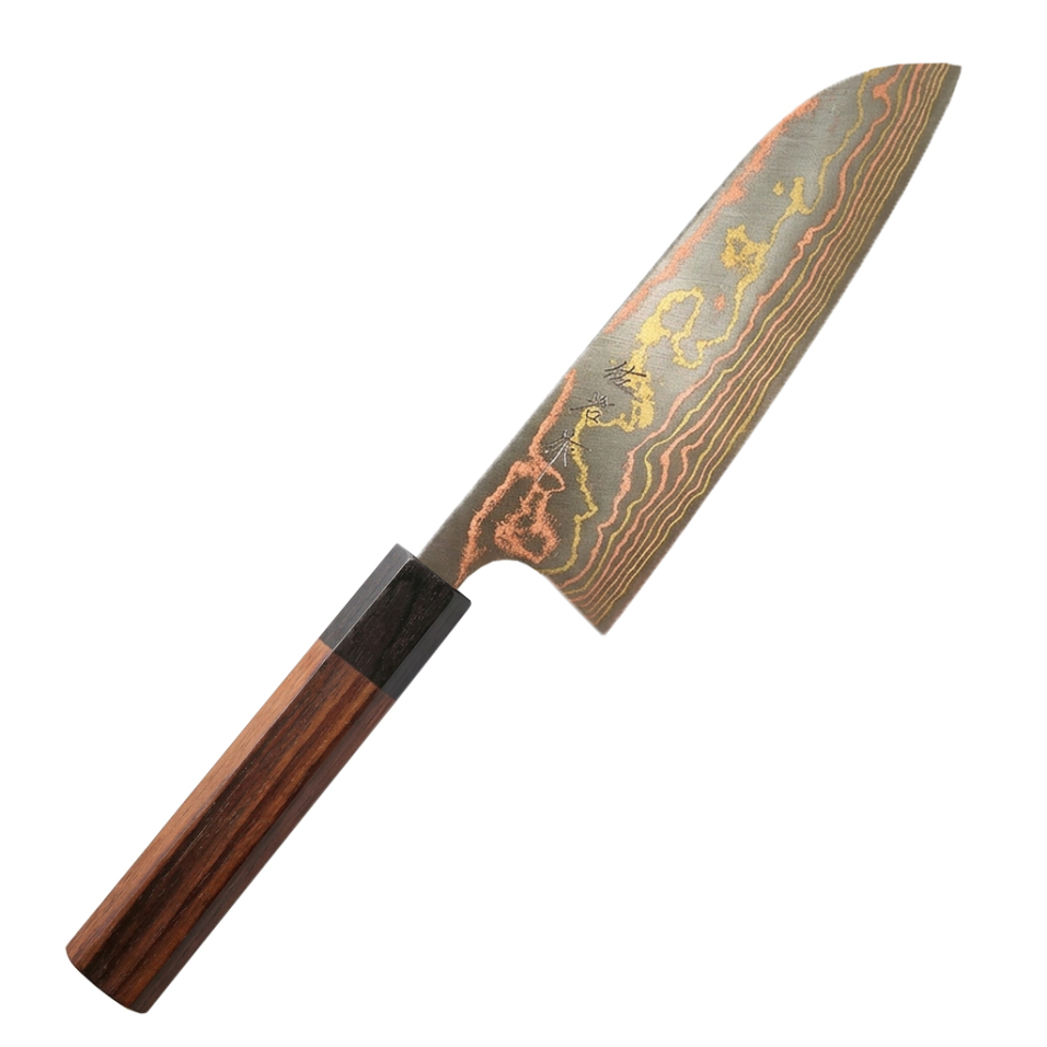 Couteau Santoku 185mm Kasumi Rainbow