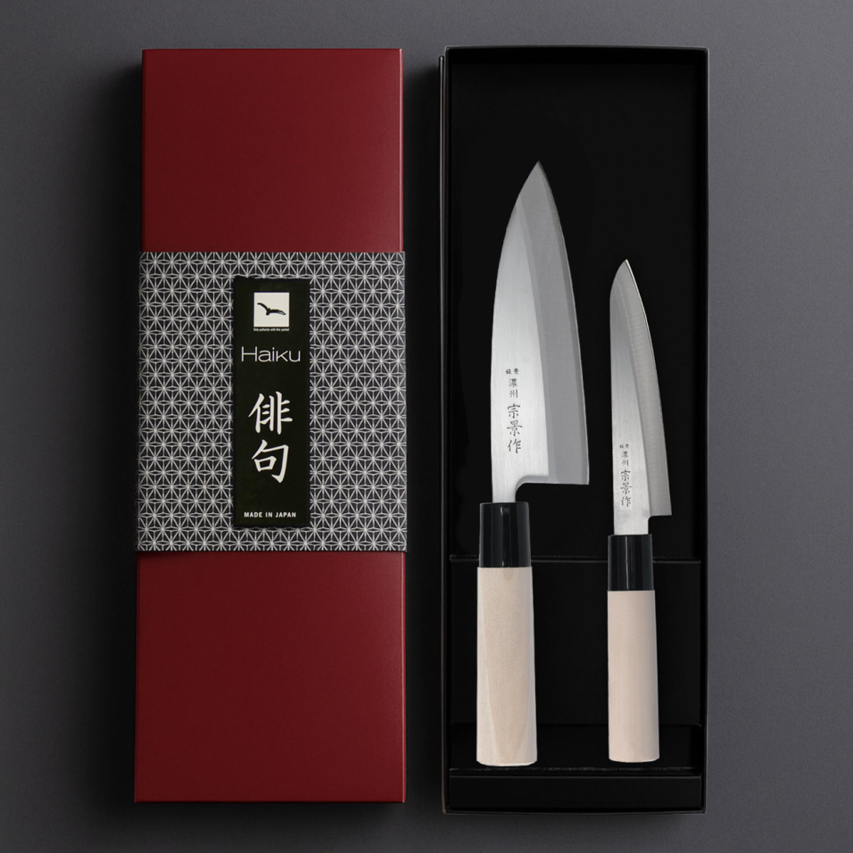 Coffret 2 couteaux japonais Haiku Home