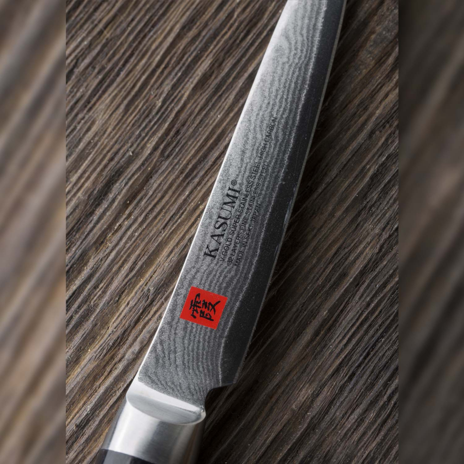 Couteau office 120mm Kasumi Damas