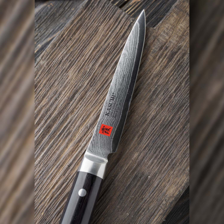 Couteau office 120mm Kasumi Damas