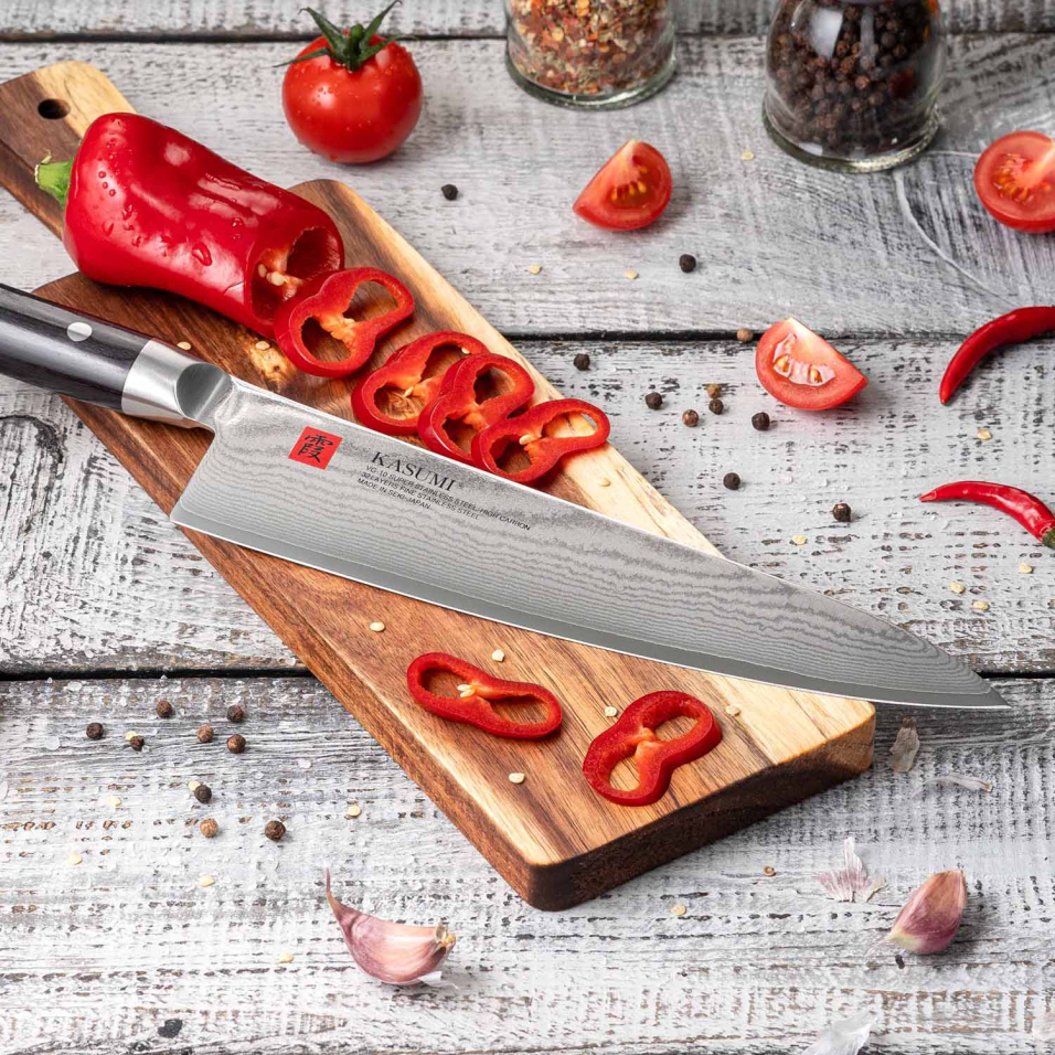 Couteau Chef 240mm Kasumi Damas