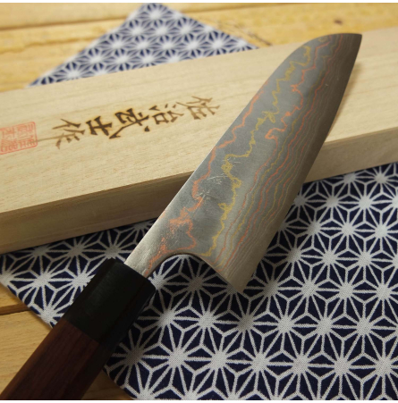 Couteau Santoku 185mm Kasumi Rainbow