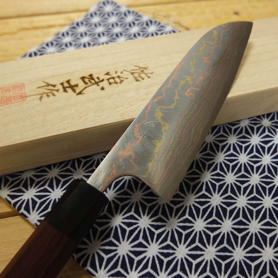 Couteau Santoku 185mm Kasumi Rainbow