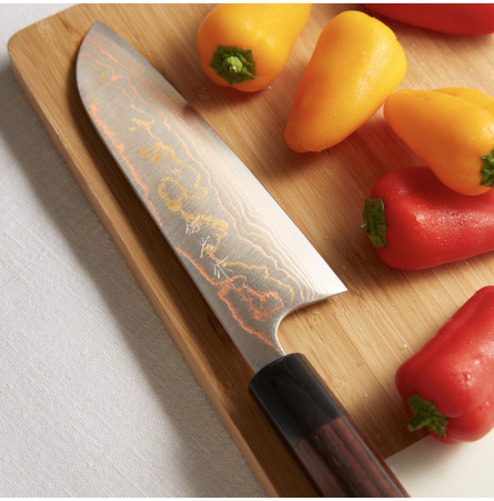Couteau Santoku 185mm Kasumi Rainbow