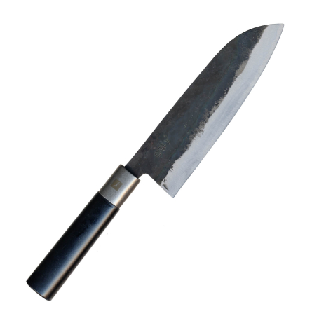 Couteau Santoku japonais brut de forge 16,5cm Haiku Kurouchi